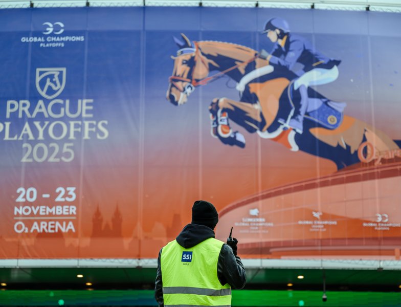 Světová parkurová akce se letos vrátila do Prahy. SSI Group hlídala Global Champions Prague Playoffs