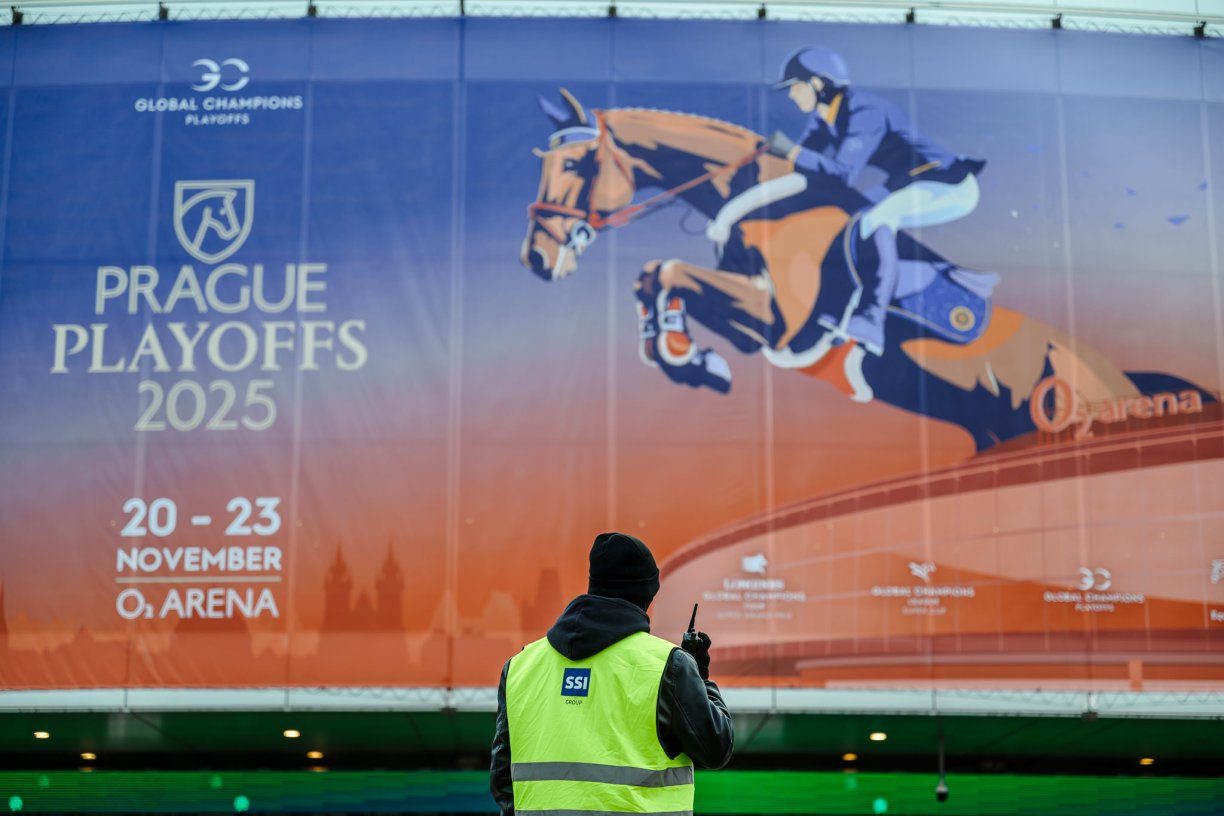 Světová parkurová akce se letos vrátila do Prahy. SSI Group hlídala Global Champions Prague Playoffs