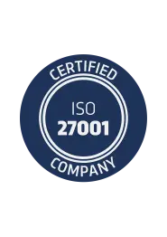 Certificate for Information Security Management SystemČSN EN ISO 27001:2014