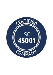 Certificate for Occupational Health and Safety Management SystemČSN EN ISO 45001:2018
