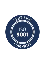 Certificate for quality management systemČSN EN ISO 9001:2016