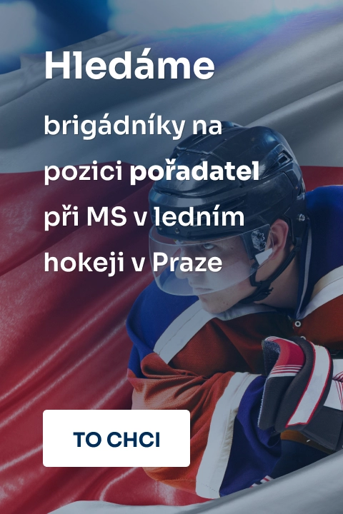 Hledáme brigádníky na pozici pořadatel při MS v ledním hokeji v Praze